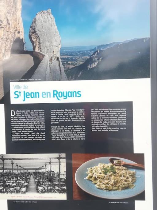 Logement Standing Wifi Vercors 'In Saint Jean en Royans Bagian luar foto